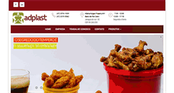 Desktop Screenshot of adplast.com.br